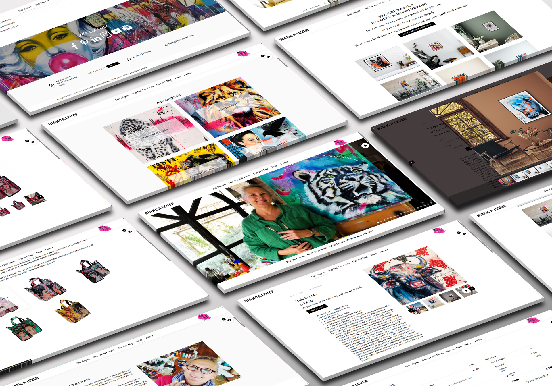 Bianca Lever webshop Woocommerce overzicht