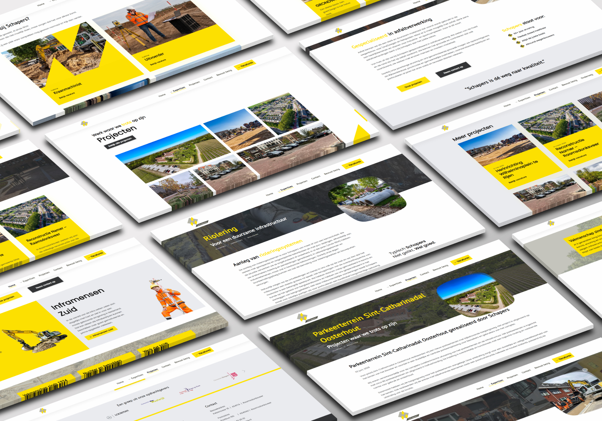 Overzicht van website schapers.nl uit Raamsdonksveer