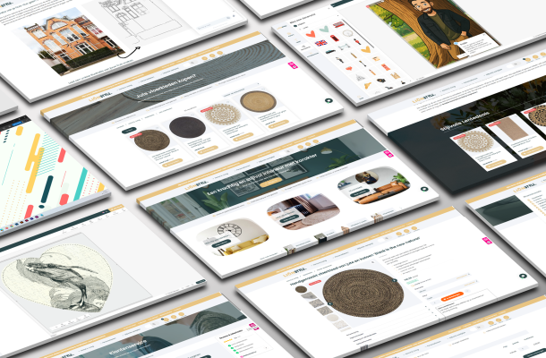 Lionstyle.nl webshop overzicht van verschillende pagina's